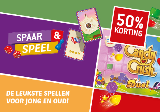 Spaar & Speel: Candy Crush Duel! 