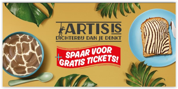  Je kan weer sparen voor gratis ARTIS tickets!!