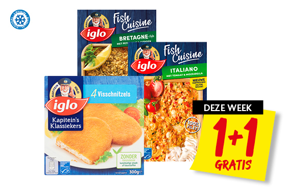 Iglo Fish of Ocean Cuisine. Alle varianten.