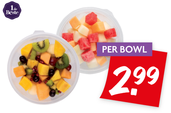 1 de Beste fruitsalade of meloensalade