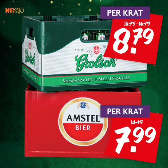 Grolsch of Amstel