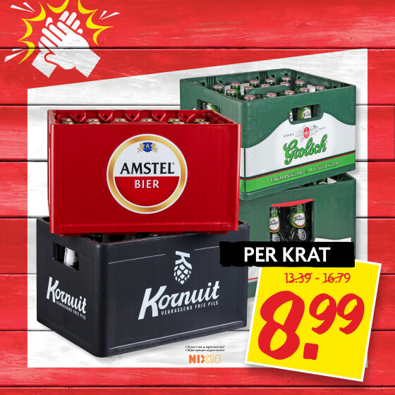 Amstel, Grolsch of Kornuit