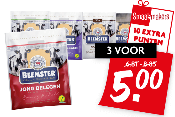 Beemster gesneden 30+ of 48+ kaas