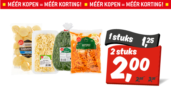 Boerenkool, hutspot, zuurkool of aardappelen