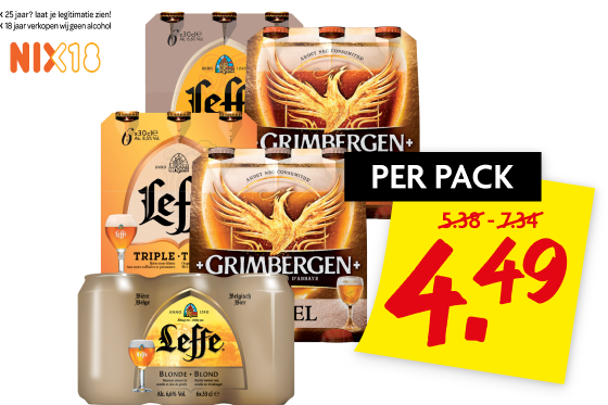 Grimbergen of Leffe speciaalbier