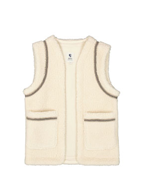 Garcia teddy gilet beige