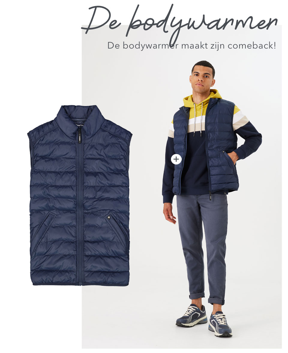 Garcia bodywarmer donkerblauw