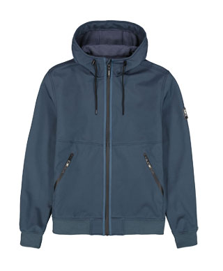 Garcia softshell jas blauw