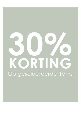 30% korting op geselecteerde items