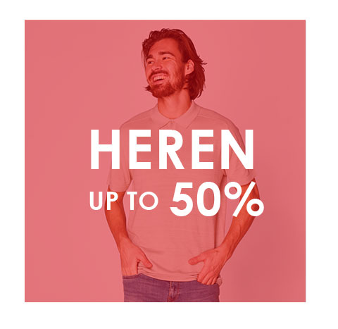 Heren sale tot 50% korting