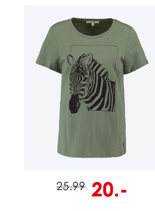 Bekijk Garcia T-shirt met zebra print