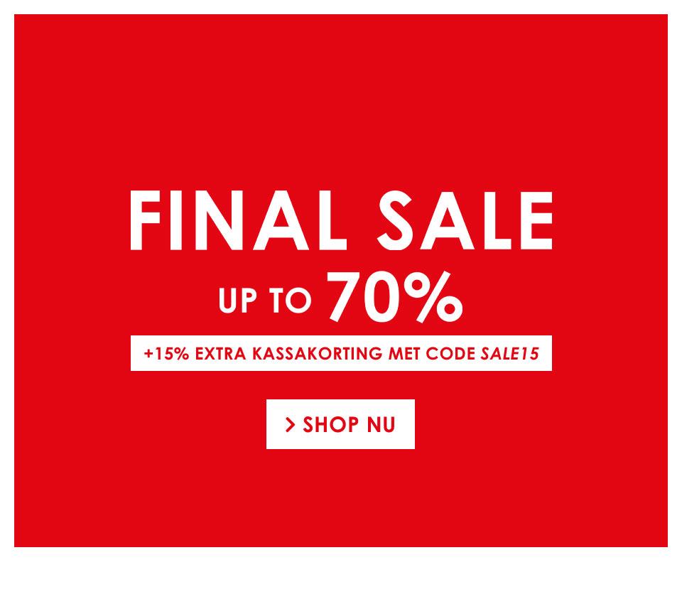 Shop nu final sale up to 70 procent
