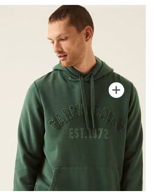 Garcia hoodie groen