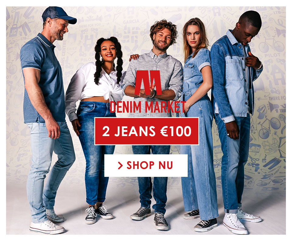 Denim Market 2 jeans voor 100 shop nu