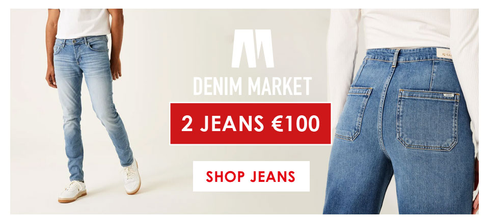 2 jeans voor 100