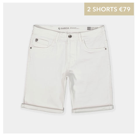 Russo 615 regular shorts white