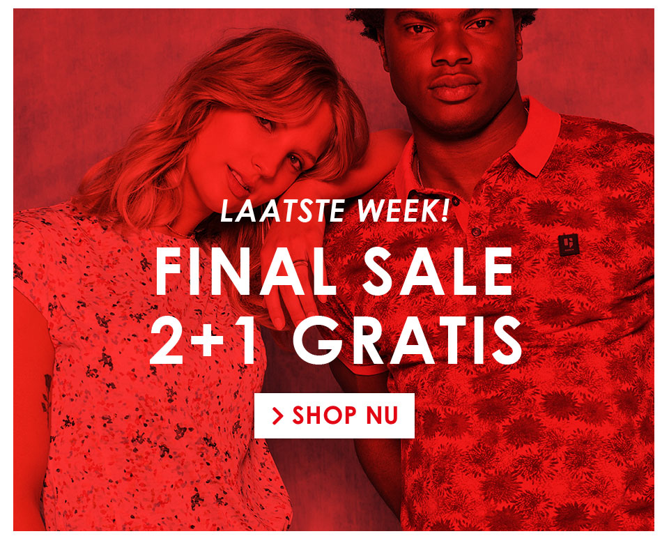 Laatste week: Final sale 2+1 gratis