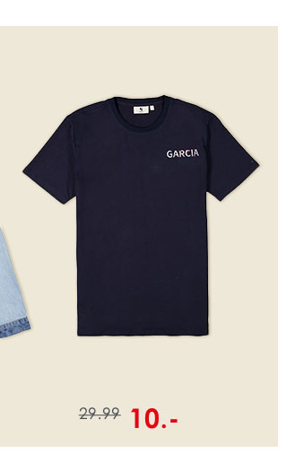 Garcia T-shirt donkerblauw