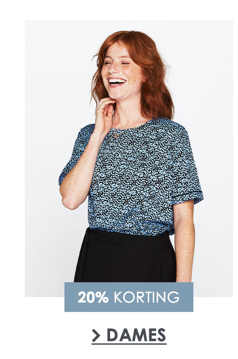 Shop alle dameskleding met 20% korting