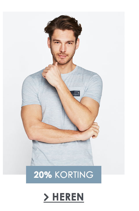 Shop alle herenkleding met 20% korting