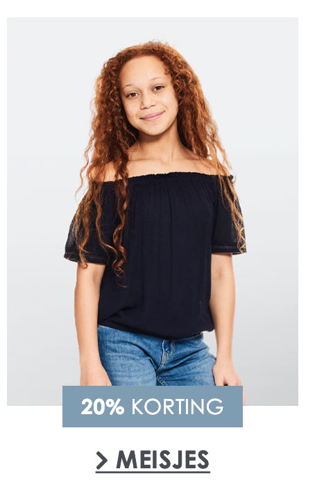 Shop alle meisjes kleding met 20% korting