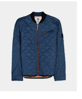 Garcia bomber jack blauw shop nu