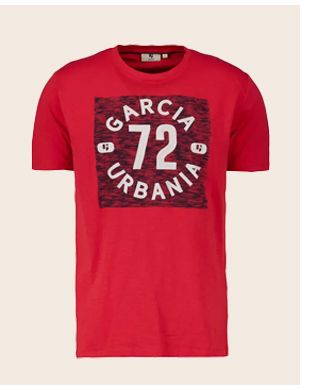 Garcia t-shirt rood