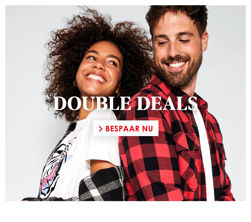 Bespaar nu in onze double deals