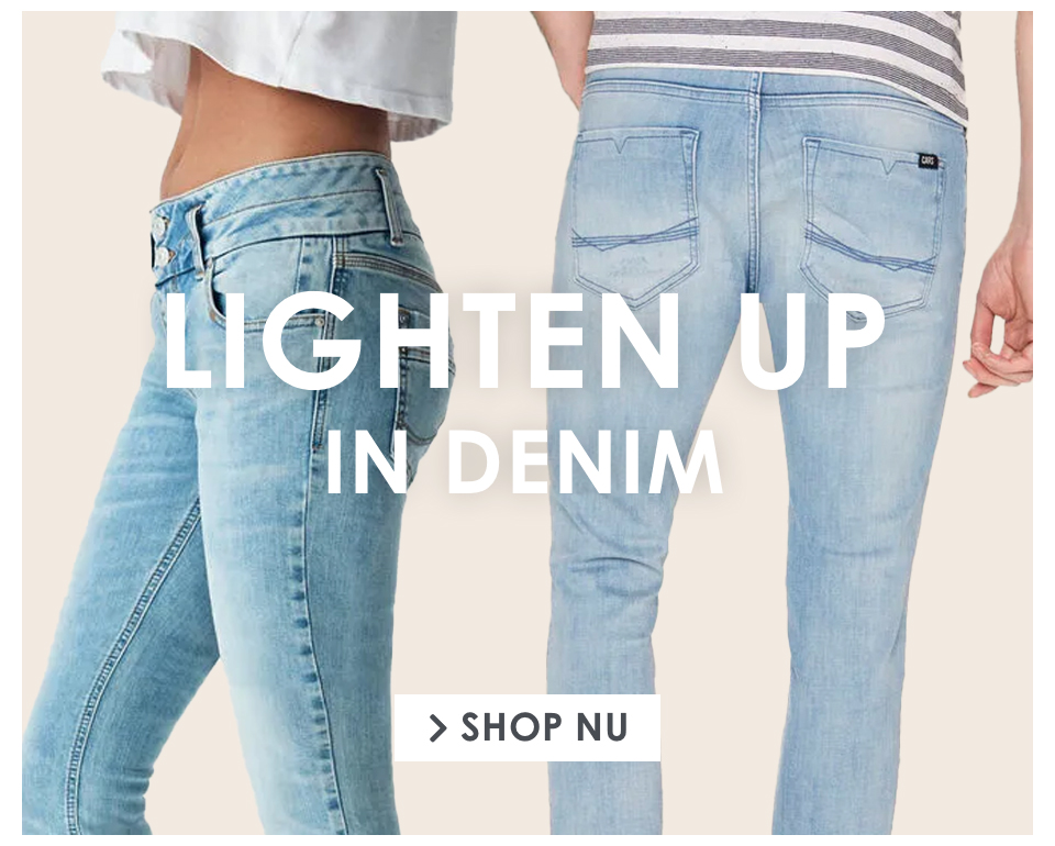 Lighten up in denim