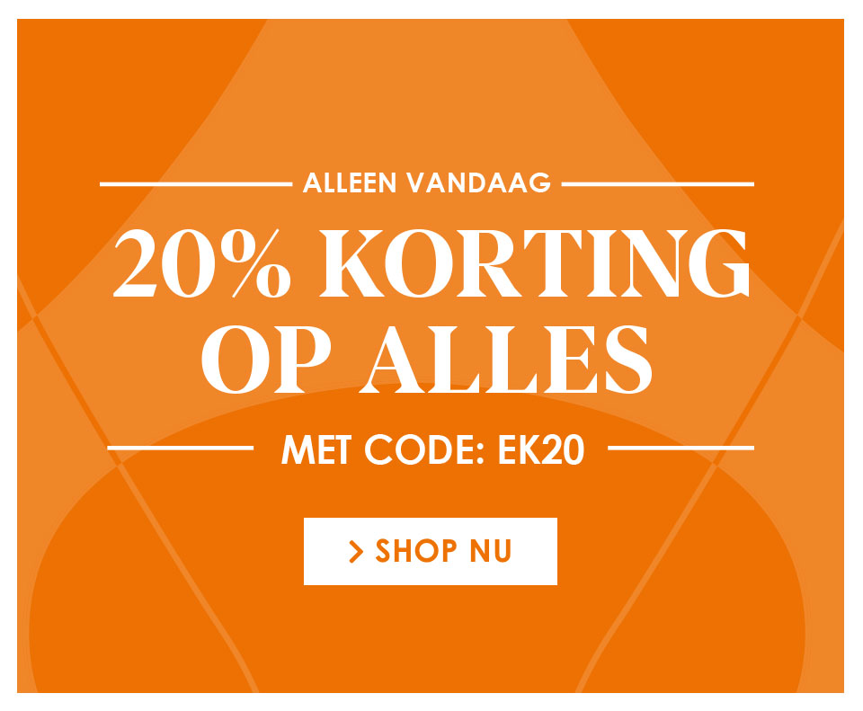 20 procent korting op alles EK doelpunten actie shop nu