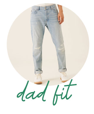 dad fit heren