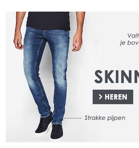 Bekijk heren skinny fit jeans