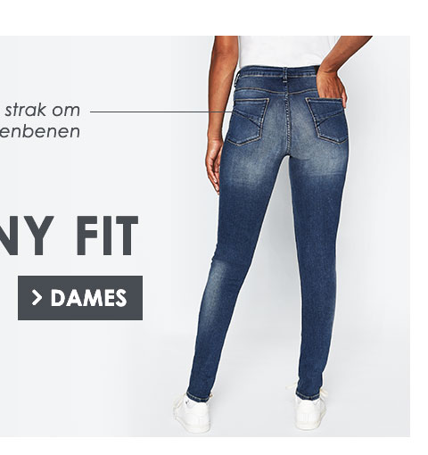 Bekijk dames skinny fit jeans