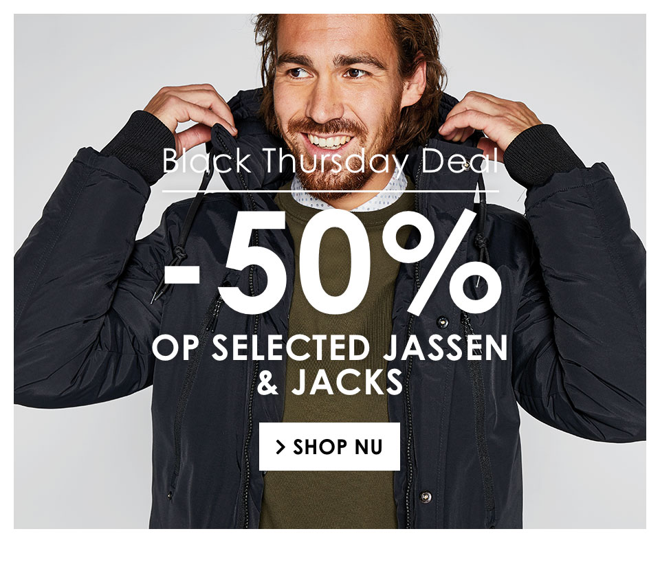 Shop nu jassen en jacks met 50 procent korting