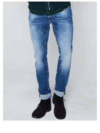 Bekijk Garcia Russo tapered fit jeans