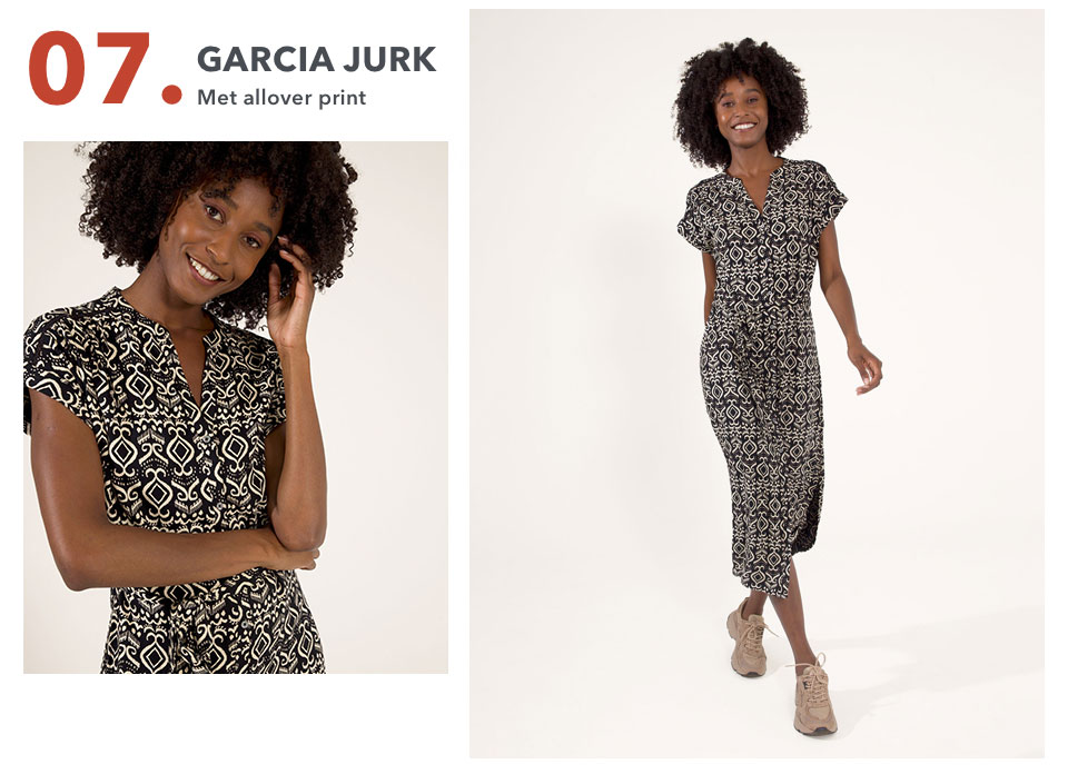 Garcia jurk met print