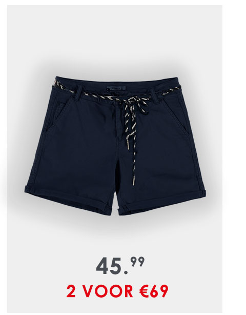 Garcia short blauw