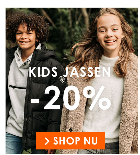 Kids jassen -20% shop nu