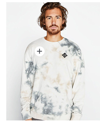 Bekijk Chief sweater met tie dye