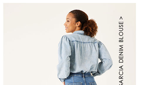 denim blouse