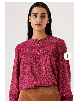 Garcia blouse roze