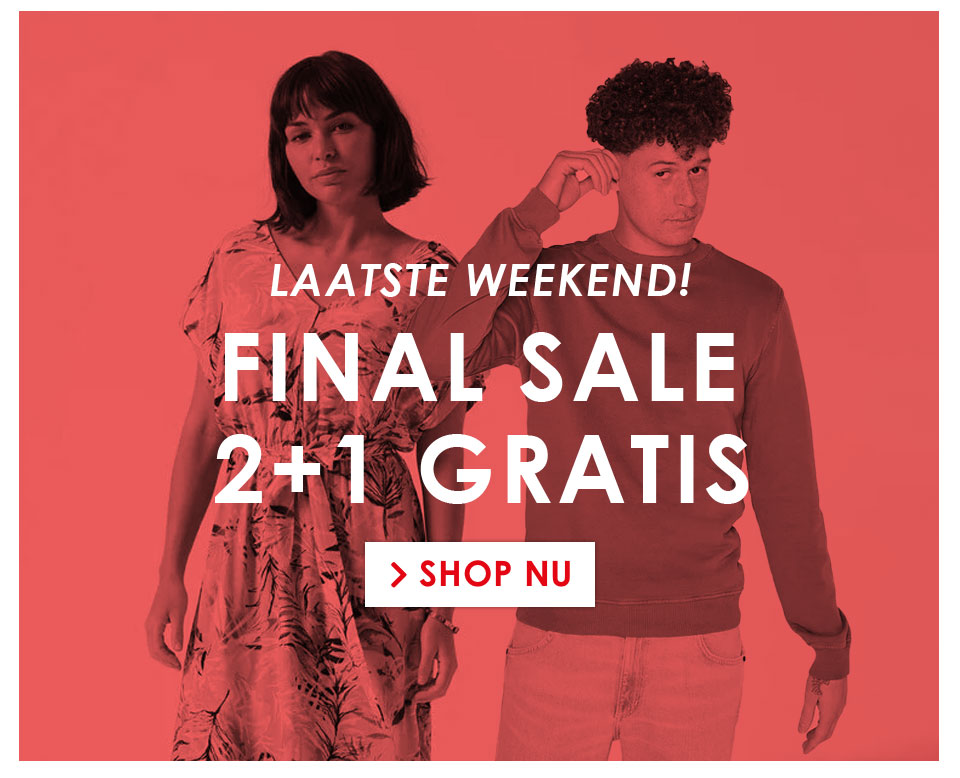 Laatste week: Final sale 2+1 gratis