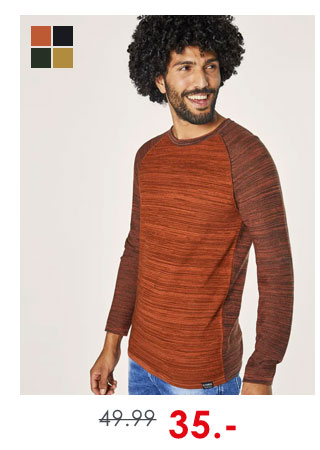 Garcia longsleeve oranje