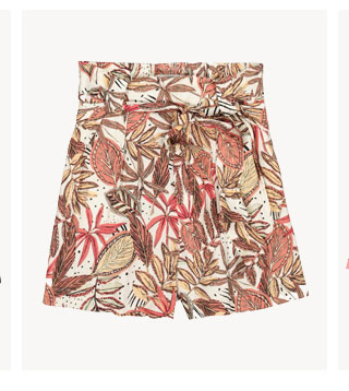 short met print