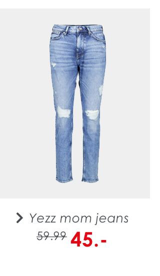 Yezz mom fit jeans light used