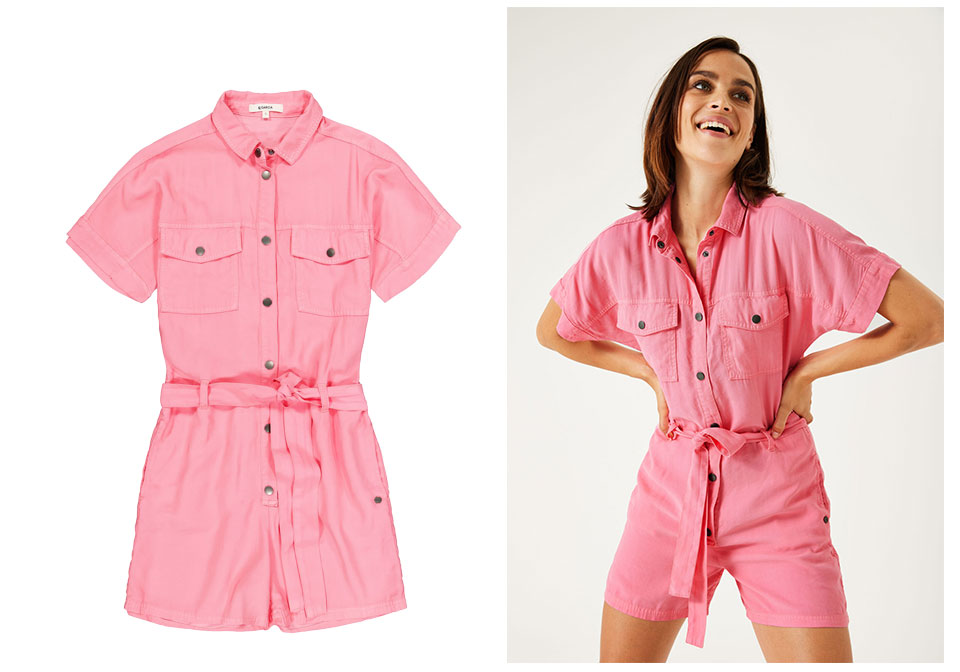 jumpsuit roze