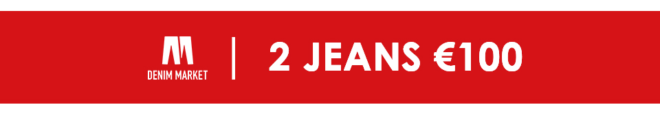 Denim Market deal: 2 jeans 100 euro