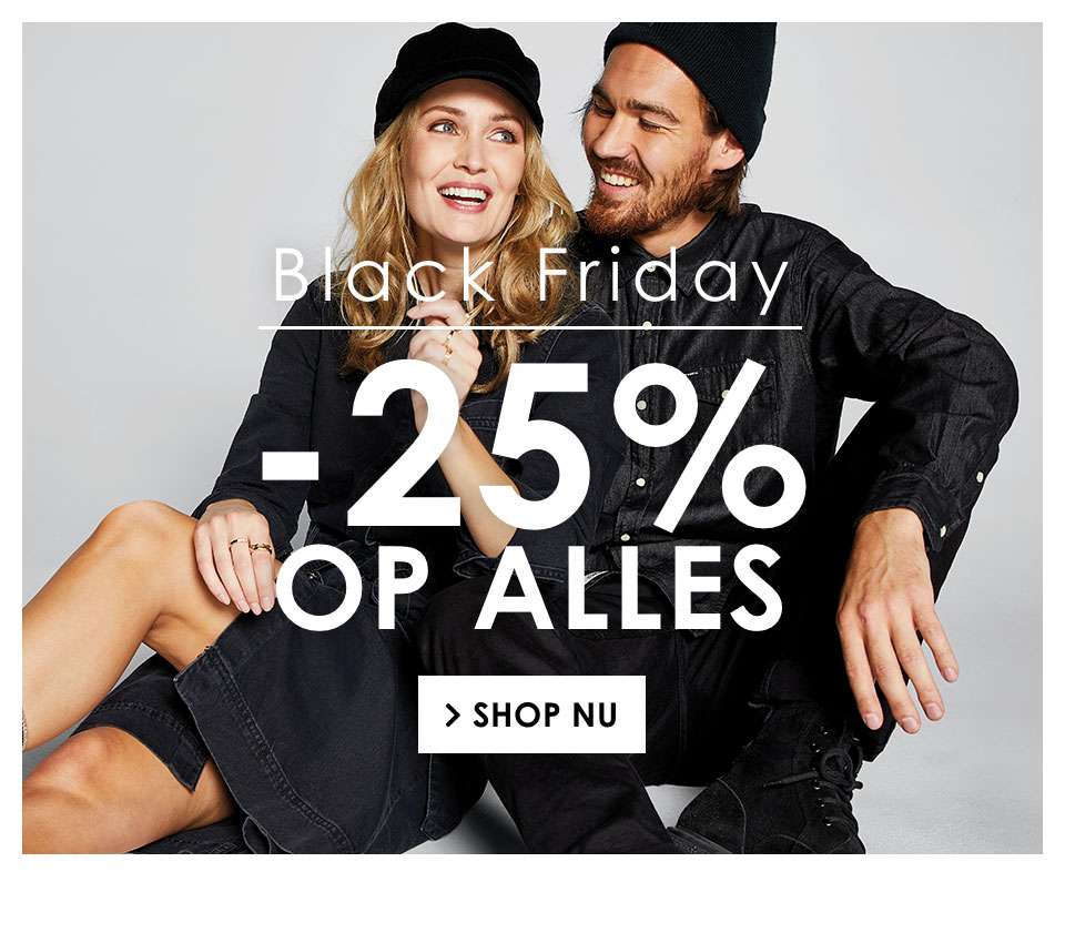 Black Friday 25 procent korting op alles