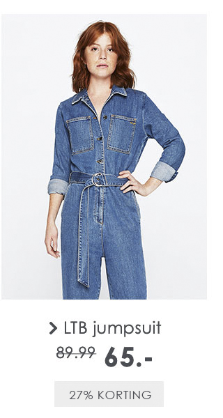 ltb denim jumpsuit lona perla wash