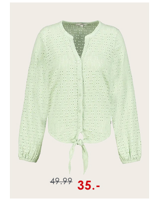 blouse mintgroen